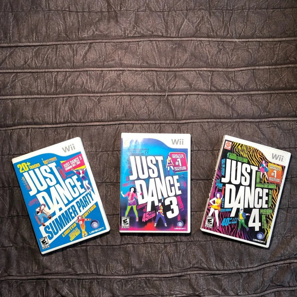 Just Dance Summer Party, Just dance 3 and Just Dance 4